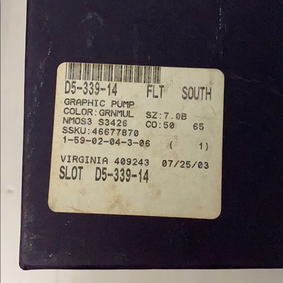 PRADA VINTAGE GRAPHIC PUMPS HEELS MADE IN ITALY 37 - Picture 8 of 11